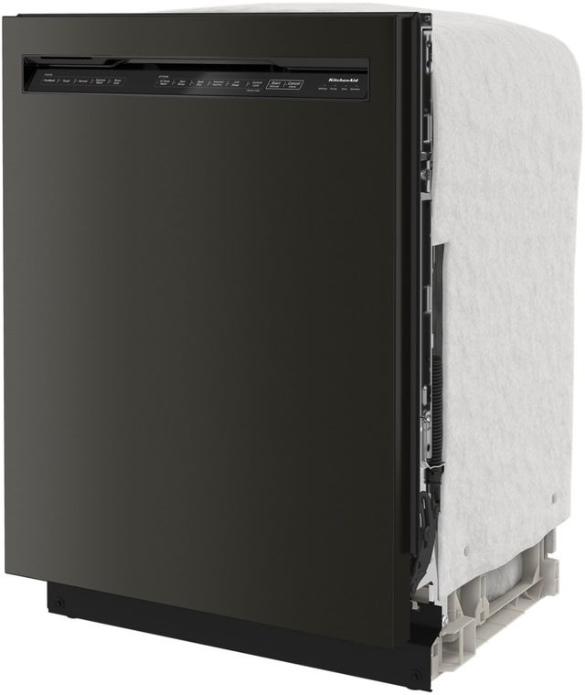 KitchenAid® 24" PrintShield™ Black Stainless Steel Built In Dishwasher-4