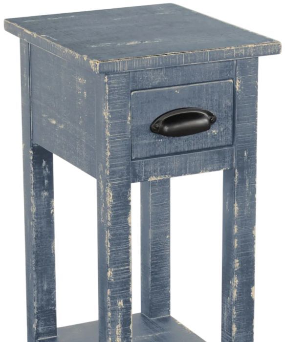 Sunny Designs™ Ocean Blue Chair Side Table-3