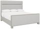 Bernhardt Stratum Gray/Mist Queen Upholstered Panel Bed-0
