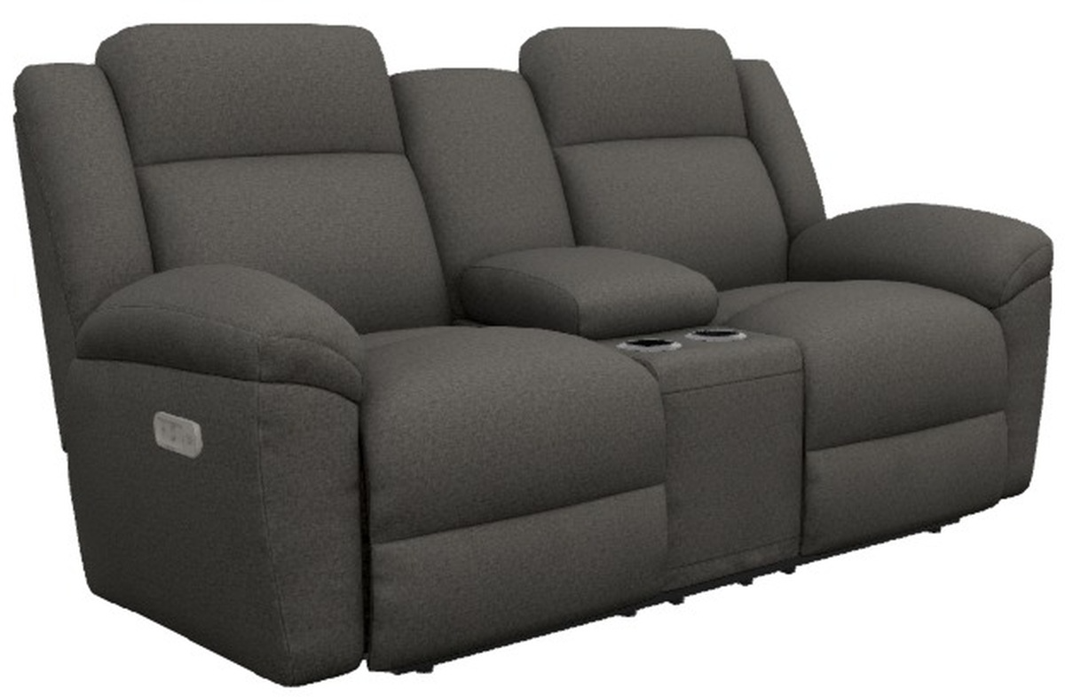 La-Z-Boy® Joel Charcoal Power Reclining Loveseat with