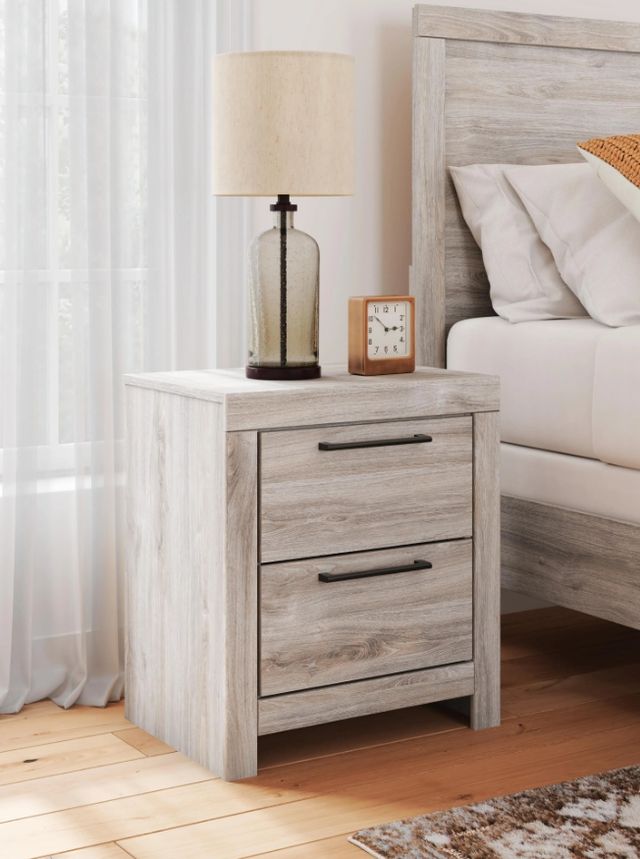 Signature Design by Ashley® Broachmyn Gray Nightstand-1