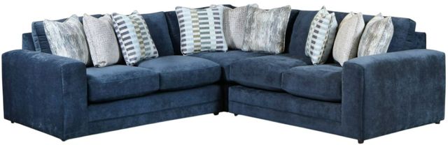 Fusion Furniture Elise Ink 3-Piece Blue Sectional-0