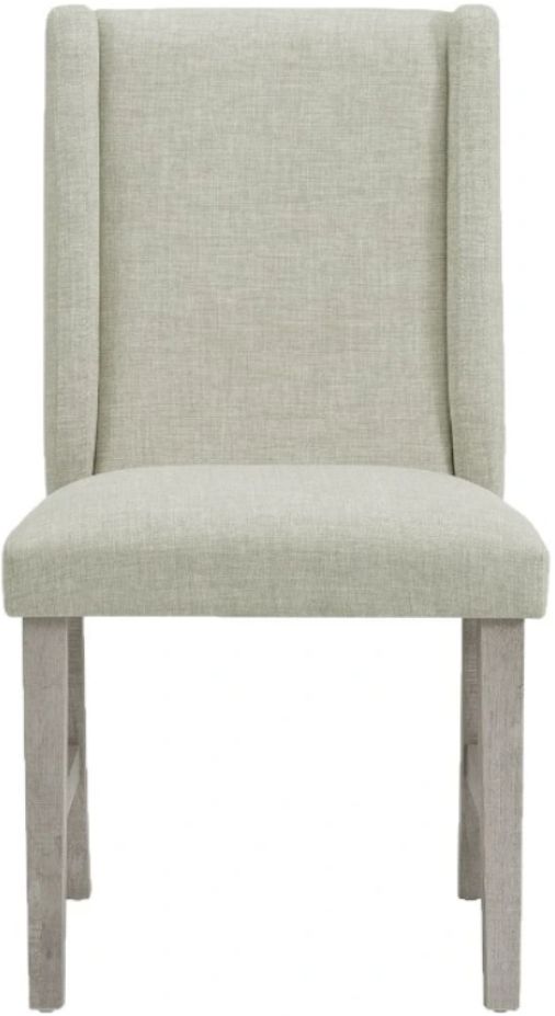 Elements International Eleanor White Dining Side Chair -1