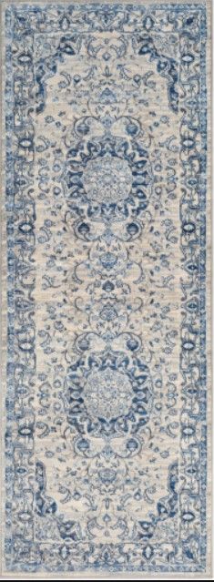 Surya Monaco Ivory/Navy 4'x6' Area Rug-2