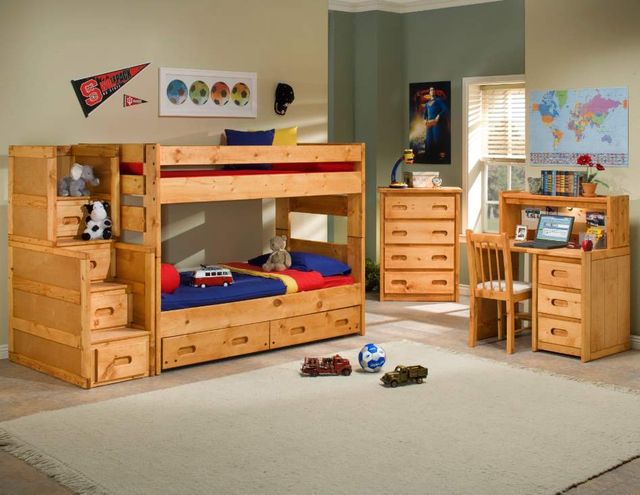 Trendwood Bunkhouse Youth Stairway Chest-3