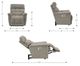 La-Z-Boy® Fulton Dark Chocolate Leather Power Wall Recliner with Headrest and Lumbar-2