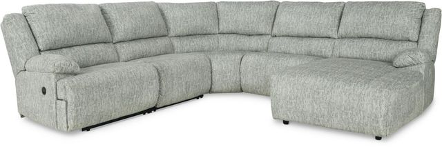 Signature Design by Ashley® McClelland 5-Piece Gray Reclining Right-Arm Facing Sectional and Chaise-0