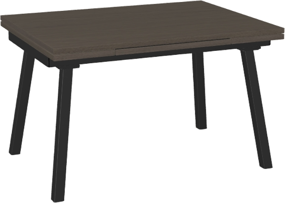 Amisco Customizable Lewis White Oak Veneer Dining Table with Extension