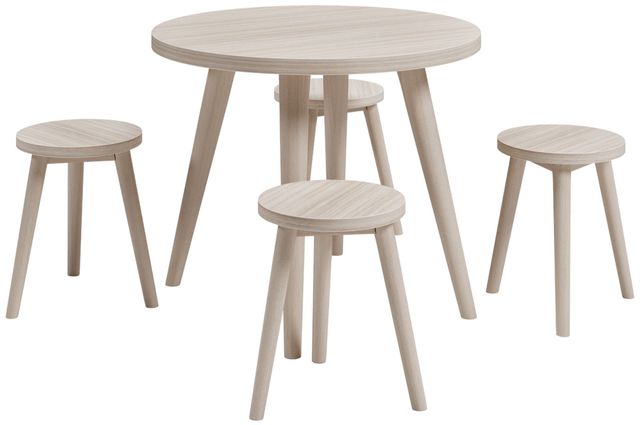 Signature Design by Ashley® Blariden 5-Piece Natural Table and Chairs Set-0