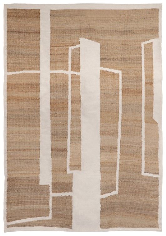 Dovetail Furniture Lark Ivory/Natural 6'x9' Area Rug-0