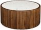 Coast2Coast Home™ Katina White Cocktail Table with Brown Base-0