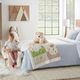 Nourison Home™ Mina Victory Plush Lines Ivory 18''x22'' Bear Stuffed Toy-4