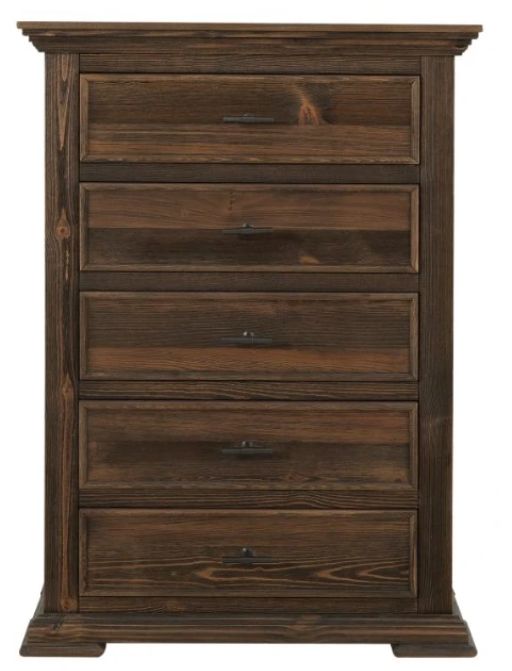 International Furniture Direct Desire Deep Brown Chest-3