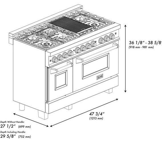 ZLINE 60" Satin Stainless Steel Pro Style Dual Fuel Range with White Matte Door-2