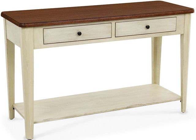 Peters-Revington™ Casual Choices™ Walnut Sofa Table with Pistachio  Base-0