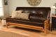 Kodiak Furniture Monterey Oregon Trail Java/Butternut Full Futon with Mattress-1