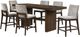 New Classic® Home Furnishings Kody 7-Piece Cream/Walnut Counter Table Set-0