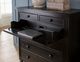 aspenhome® Caroline Soft Black Secretary Chest-2
