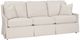Fairfield® Customizable Kelly Skirted Sofa with Three Knife-Edge Backs over Three Seats-0
