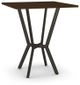 Amisco Customizable Norcross 42" Walnut Veneer Square Bar Table-0