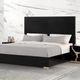 Furniture of America® Goldsberg Black Queen Panel Bed-1