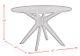 Elements International Weston Walnut Dining Table-3