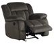 Homelegance® Laurelton Chocolate Manual Glider Recliner-3