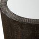 Uttermost® Sequoia Mirrored Top Accent Table with Dark Walnut Base-3