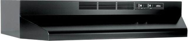 Broan® 41000 Series 30" Black Under Cabinet Range Hood-0