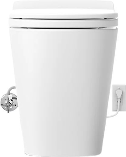 KOHLER® Leap™ White 1-Piece Elongated Smart Toilet, Dual-Flush-1