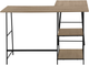 Monarch Specialties Inc. Black/Dark Taupe Corner Computer Desk-2