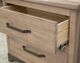 International Furniture Direct Natural Parota Brown Nightstand-5