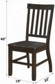 ACME Furniture Maisha 2-Piece Rustic Walnut Side Chair Set-1