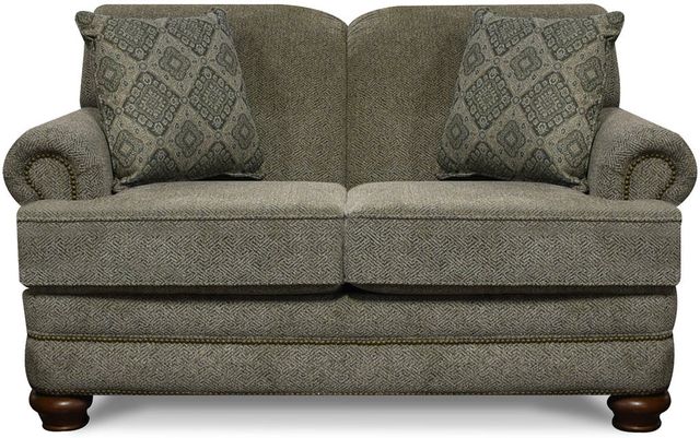 England Furniture Customizable Reed Loveseat with Nailhead Trim