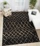 Nourison Home™ Grafix Black 5'x7' Style 2 Area Rug-1