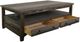 International Furniture Direct Town Brown/Gray Cocktail Table-4