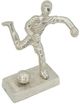 A & B Home Silver Footballer Decorative Figurine-2