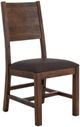 International Furniture Direct Parota Brown Side Chair-0