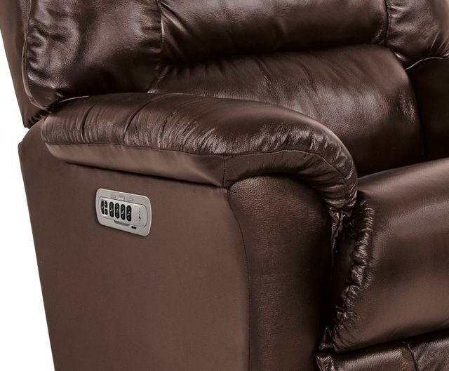 La-Z-Boy® Randell Harvest Leather Power Rocking Recliner with Headrest and Lumbar-1