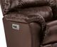 La-Z-Boy® Randell Harvest Leather Power Rocking Recliner with Headrest and Lumbar-1