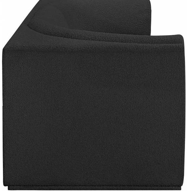 Meridian Furniture Ollie 3-Piece Black 98" Sofa-2
