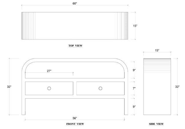 Bramble Customizable Vannes Console Table-2