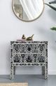 A & B Home Black/White Chest-4