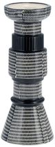 Sagebrook Home Cotton/Navy Blue Pillar Candle Holder-0