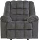Signature Design by Ashley® Drakestone Charcoal Massage Rocker Recliner-1