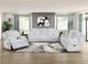 Homelegance® Goodland Gray Manual Glider Recliner-1