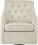 Olliix by Madison Park Tan Qwen Swivel Chair-0