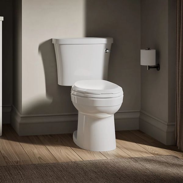 KOHLER® Kingston™ White 30" Right-Hand Trip Toilet, 1.28 Gpf with Tank Cover Lock-2