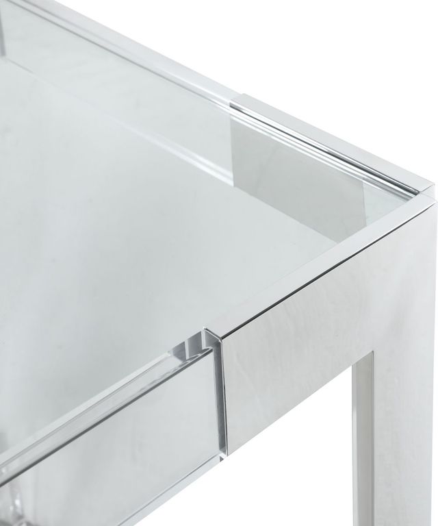 Meridian Furniture Casper Rich Chrome 60" Dining Table-3