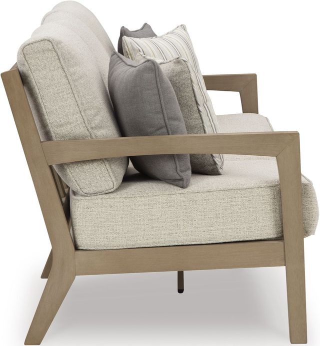 Signature Design by Ashley® Hallow Creek Driftwood Outdoor Sofa with Cushion-3